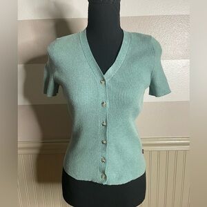 Levi's Mint Green Knit Fabric top size XS